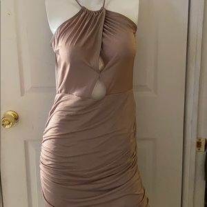 Dresses with mid peep hole